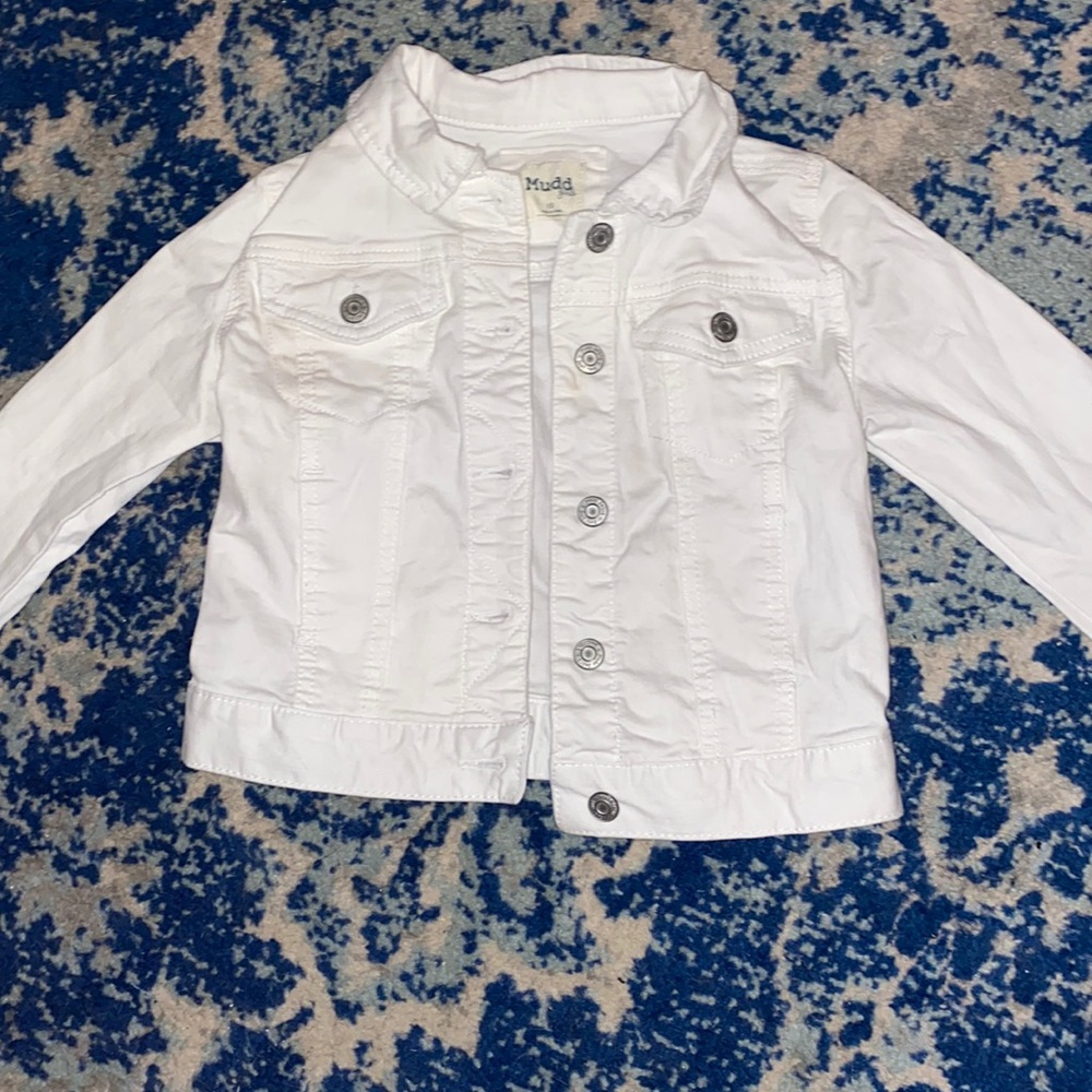 White jean jacket size 10